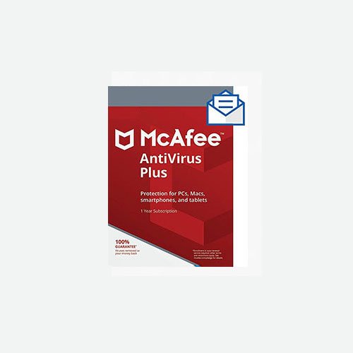 McAfee AntiVirus Plus - 1-Device / 1-Year